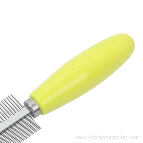 Double Sided Stainless Steel Pin Pet Removal Comb